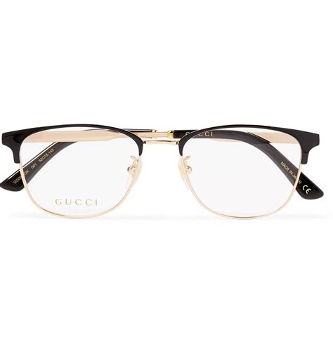 gucci thin frame glasses|Gucci glasses frames for men.